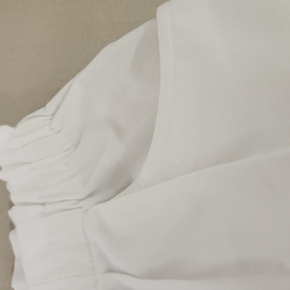 Women's White Drawstring Shorts 80s VINTAGE Size 12 - Picture 3 of 6